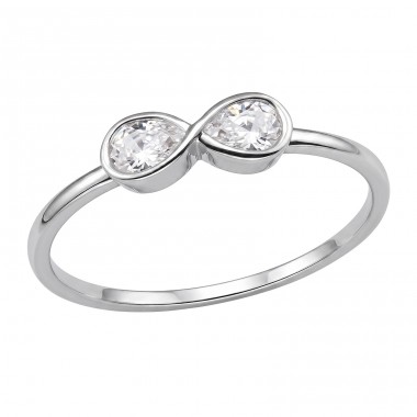 Infinit cu Zirconiu - Argint 925 Inele Cu Pietre A4S51000