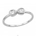 Infinit cu Zirconiu - Argint 925 Inele Cu Pietre A4S51000