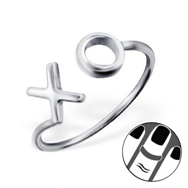 Xo - 925 Sterling Silver Midi Rings A4S20446