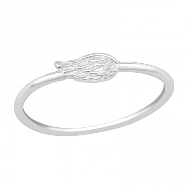 Wing - 925 Sterling Silver Basic Rings A4S20178