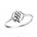 Strieborný Diamant - Striebro 925 Prstene bez kameňov A4S24600