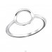 Oval - 925 Sterling Silver Basic Rings A4S29252