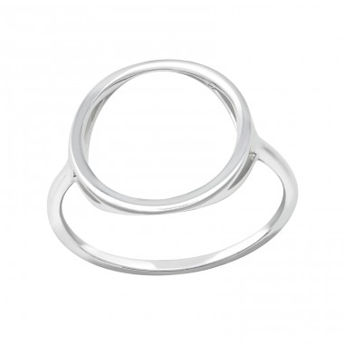 Oval - 925er Silber Basic Ringe A4S35707