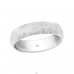 6mm Band Ring With Diamond Dust - 925 Sterling Silver Basic Rings A4S35807