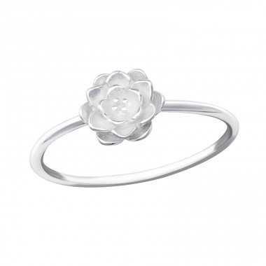 Flower - 925 Sterling Silver Basic Rings A4S36162