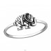 Elephant - 925 Sterling Silver Basic Rings A4S37228