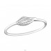 Wing - 925 Sterling Silver Basic Rings A4S37229