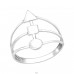 Geometric - 925 Sterling Silver Basic Rings A4S38981