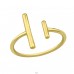 Double Bar - 925 Sterling Silver Basic Rings A4S39440
