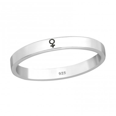 Ženský Symbol - Striebro 925 Prstene bez kameňov A4S39780