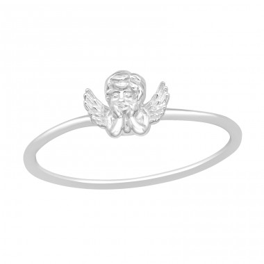 Kupidyn - Srebro Próby 925 Srebrne Pierścionki A4S40459