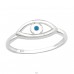 Evil Eye - 925 Sterling Silver Basic Rings A4S40611