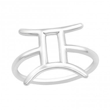 Semnul Zodiacal Gemeni - Argint 925 Inele Simple A4S40624