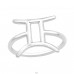 Semnul Zodiacal Gemeni - Argint 925 Inele Simple A4S40624