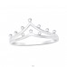 Queen Crown - 925 Sterling Silver Basic Rings A4S41425
