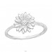 Flower - 925 Sterling Silver Basic Rings A4S41437