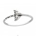 Whale's Tail - 925 Sterling Silver Basic Rings A4S44609