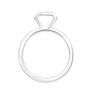 Diamant - Šperkové Striebro 925 Prstene Bez Kameňov A4S44616