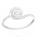 Spiral - 925 Sterling Silver Basic Rings A4S44852