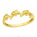 Golden Dolphin - 925 Sterling Silver Basic Rings A4S44940