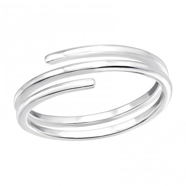 Open - 925 Sterling Silver Basic Rings A4S44941