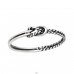 Knot half rope - 925 Sterling Silver Basic Rings A4S45228