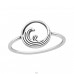 Wave Tunnel - 925 Sterling Silver Basic Rings A4S45230