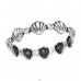 Shell oxidized - 925 Sterling Silver Basic Rings A4S45285