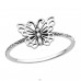 Vintage Butterfly - 925 Sterling Silver Basic Rings A4S45289
