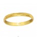 Diamond Cut Band golden - 925 Sterling Silver Basic Rings A4S45804
