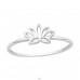 Silver Lotus - 925 Sterling Silver Basic Rings A4S46152