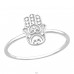 Hamsa - Stříbro 925 Prsteny bez kamenů  A4S46469
