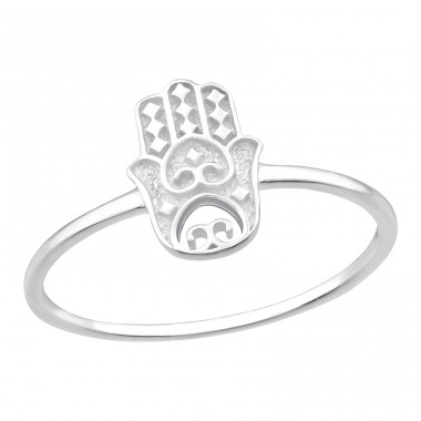 Hamsa - 925 Sterling Silver Basic Rings A4S46469