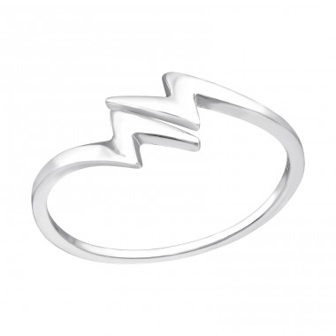 Lightning Rod Ring - 925 Sterling Silver Basic Rings A4S46765