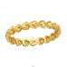 Golden Heart Band - 925 Sterling Silver Basic Rings A4S49547