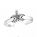 Starfish - 925 Sterling Silver Toe Rings A4S27626
