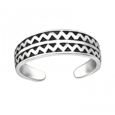 Zig Zag - Striebro 925 Prstene na nohu A4S32306