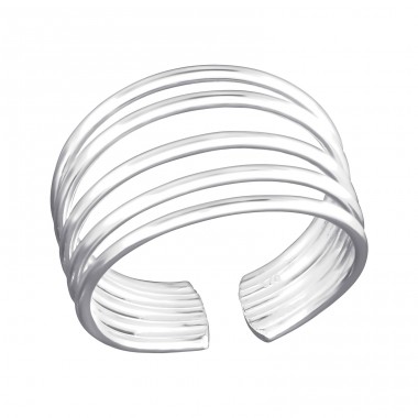 Split - Schmuck 925 Silber Zehenringe A4S36391