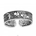 Sun, Moon & Star - 925 Sterling Silver Toe Rings A4S41672