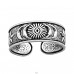 Sun, Moon & Star - 925 Sterling Silver Toe Rings A4S41673