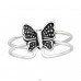 Butterfly oxidized - 925 Sterling Silver Toe Rings A4S42888