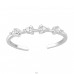 Silver with cubic zirconia - 925 Sterling Silver Toe Rings A4S47558