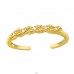Twisted with Zirconia - 925 Sterling Silver Toe Rings A4S47561