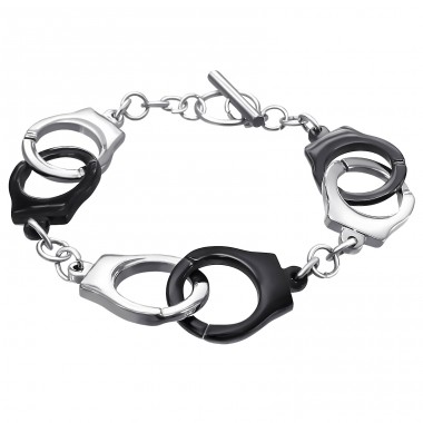 Cuffs - 316L Surgical Grade Stainless Steel Steel Bracelets for Men A4S11732