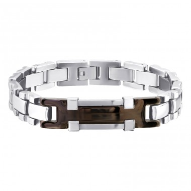 Kajdanki - 316L stal chirurgiczna grade Bransoletki ze stali dla mężczyzn A4S8079