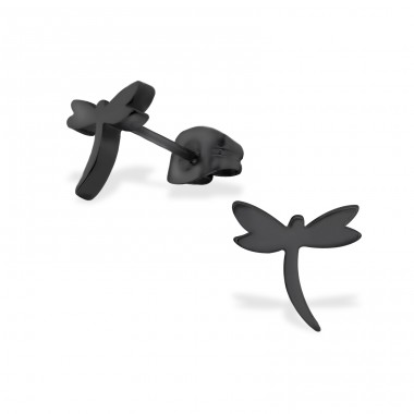 Dragonfly - Chirurgicka nehrdzavejúca ocel Puzetové náušnice z ocele A4S29749