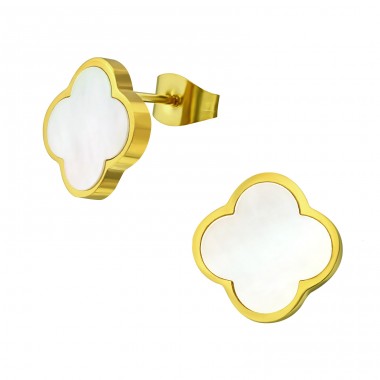 Flower - 316L Surgical Grade Stainless Steel Steel Ear Studs A4S32637