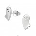 Ghost - 316L Surgical Grade Stainless Steel Steel Ear Studs A4S45513