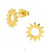 Sun - 316L Surgical Grade Stainless Steel Steel Ear Studs A4S45525
