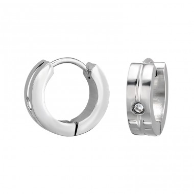 Hoops - 316L Surgical Grade Stainless Steel Steel Earrings A4S1131